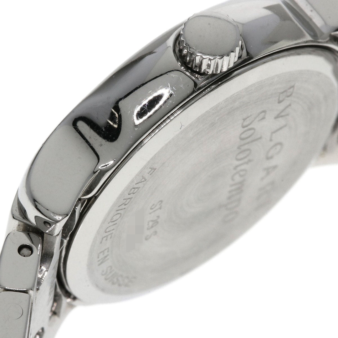 BVLGARI Watches Quartz ST29S Stainless Steel Silver Solo tempo Silver dial