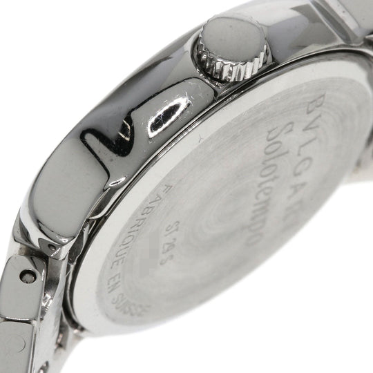 BVLGARI Watches Quartz ST29S Stainless Steel Silver Solo tempo Silver dial