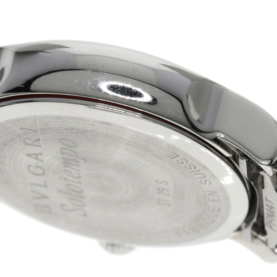 BVLGARI Watches Quartz ST29S Stainless Steel Silver Solo tempo Silver dial
