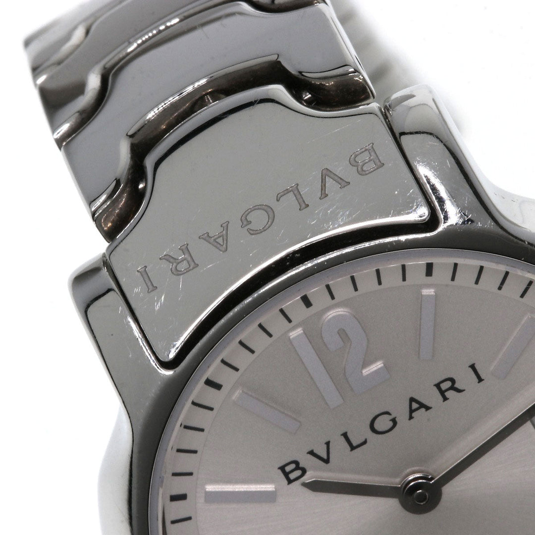 BVLGARI Watches Quartz ST29S Stainless Steel Silver Solo tempo Silver dial