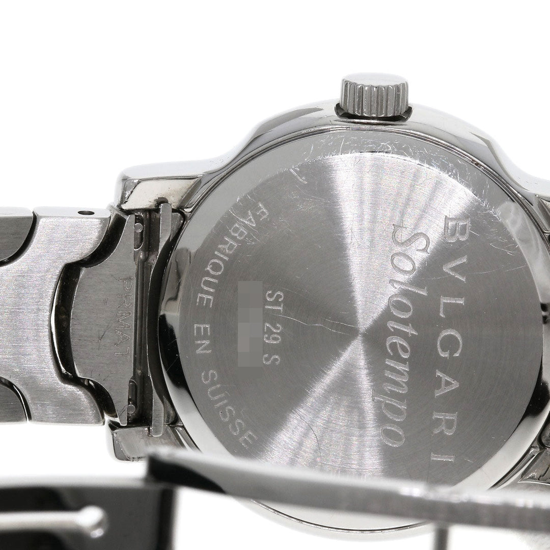 BVLGARI Watches Quartz ST29S Stainless Steel Silver Solo tempo Silver dial