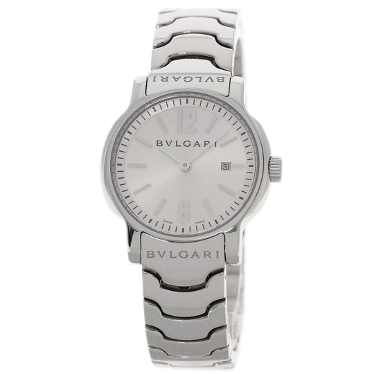 BVLGARI Watches Quartz ST29S Stainless Steel Silver Solo tempo Silver dial