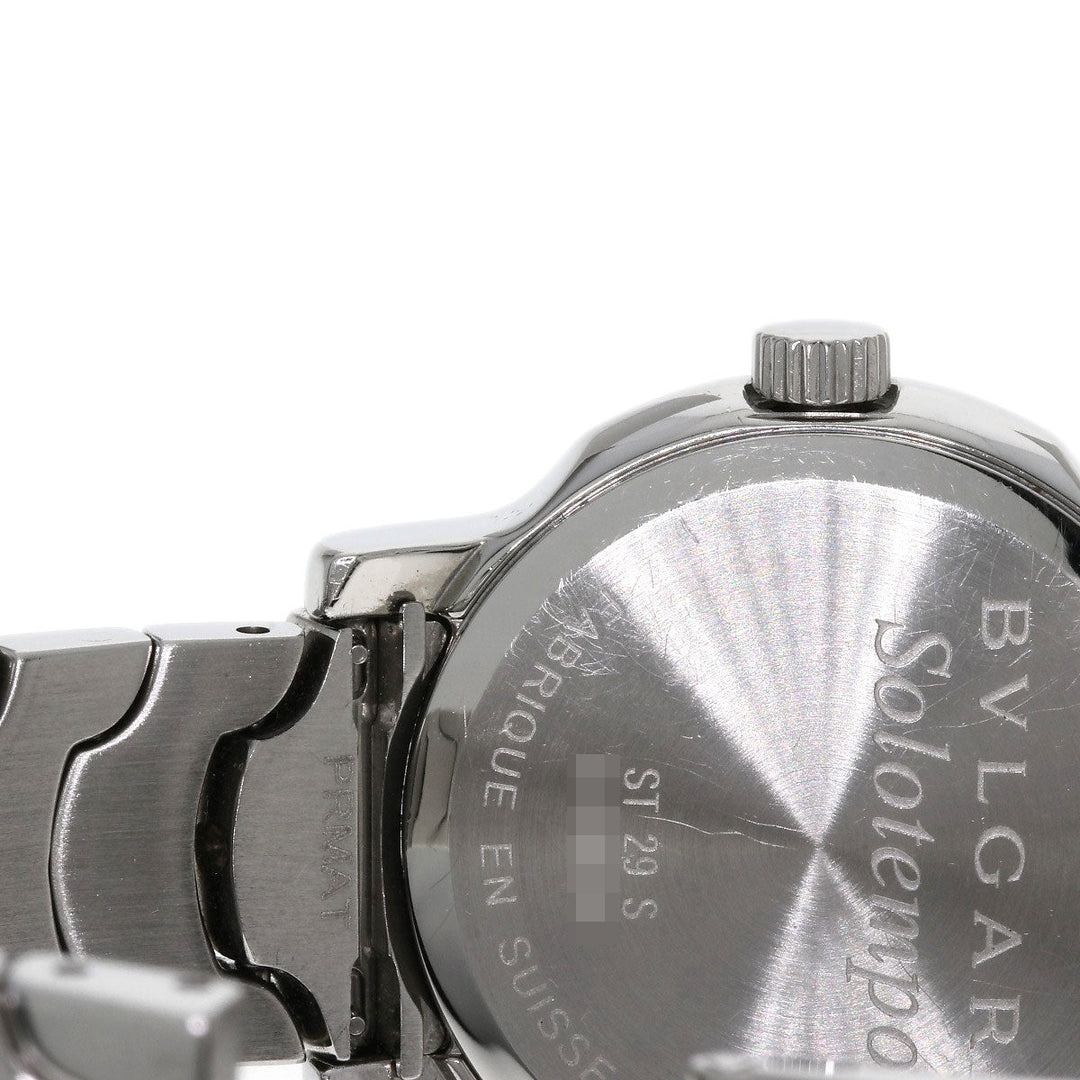BVLGARI Watches Quartz ST29S Stainless Steel Silver Solo tempo Silver dial