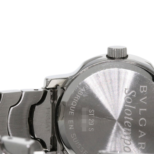 BVLGARI Watches Quartz ST29S Stainless Steel Silver Solo tempo Silver dial