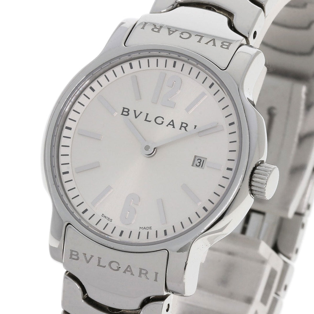 BVLGARI Watches Quartz ST29S Stainless Steel Silver Solo tempo Silver dial