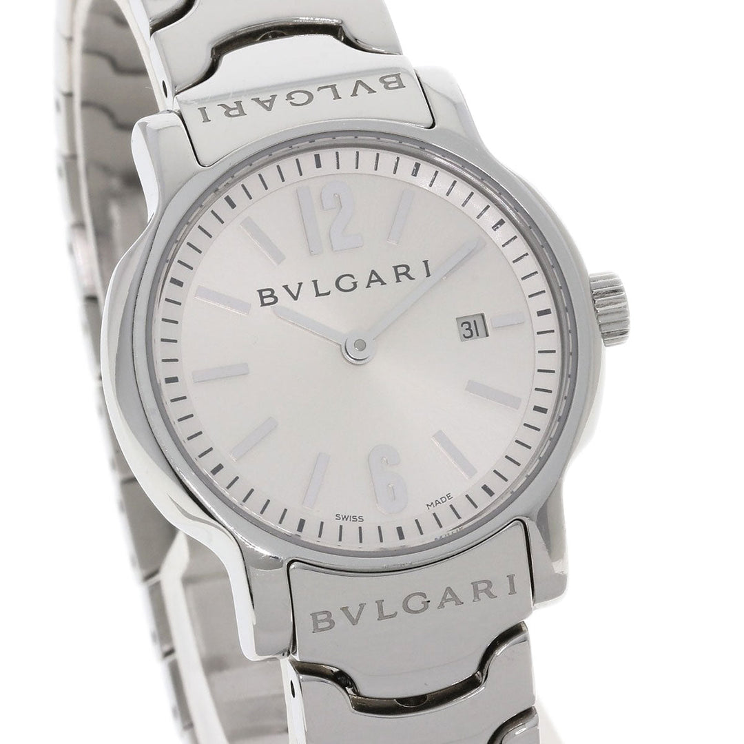 BVLGARI Watches Quartz ST29S Stainless Steel Silver Solo tempo Silver dial