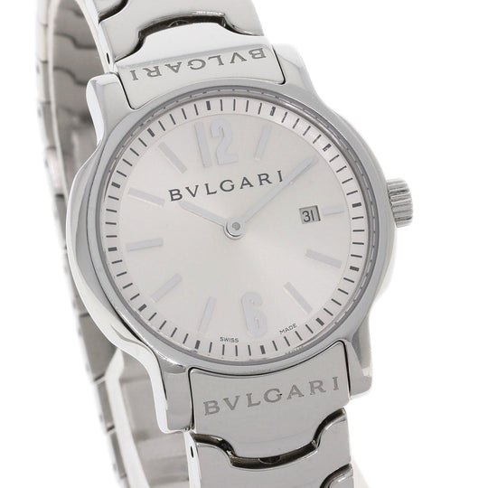 BVLGARI Watches Quartz ST29S Stainless Steel Silver Solo tempo Silver dial