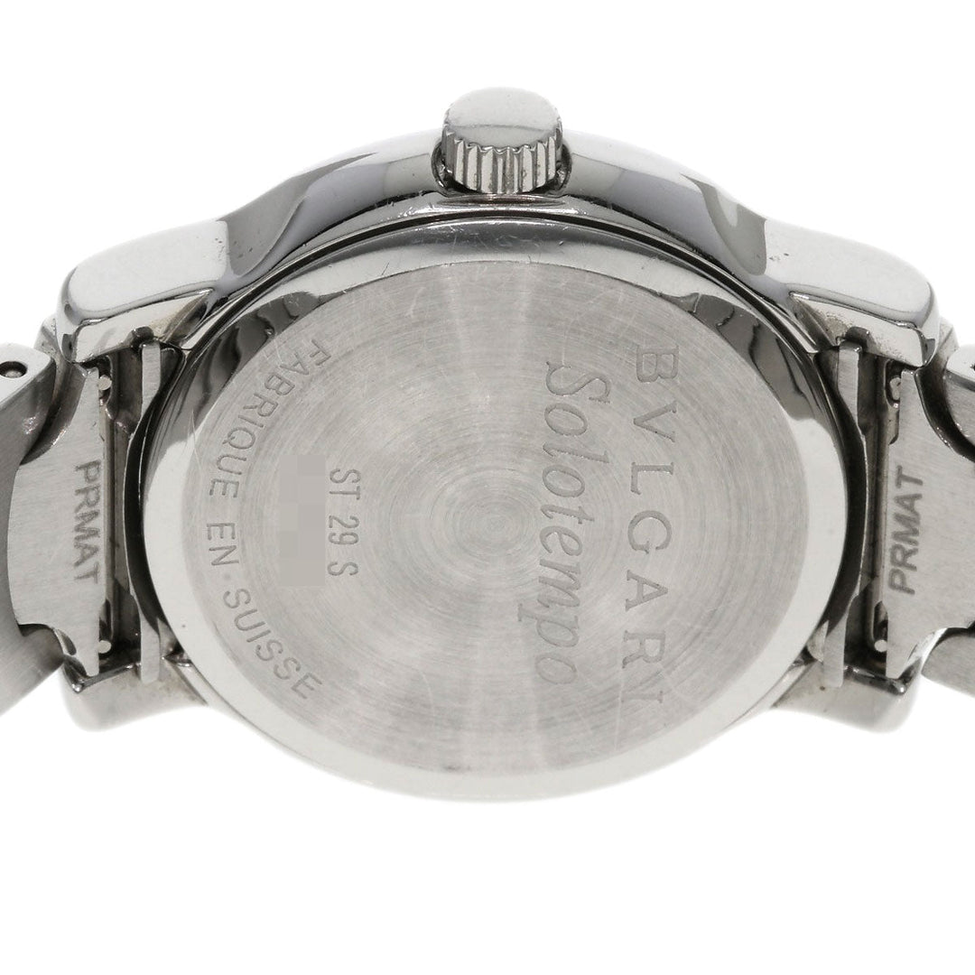 BVLGARI Watches Quartz ST29S Stainless Steel Silver Solo tempo Silver dial