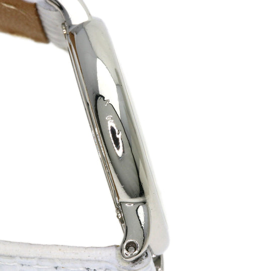 SEIKO Watches Quartz 2F70-0330 PT900, leather Silver Round face Silver dial Women Used Authentic