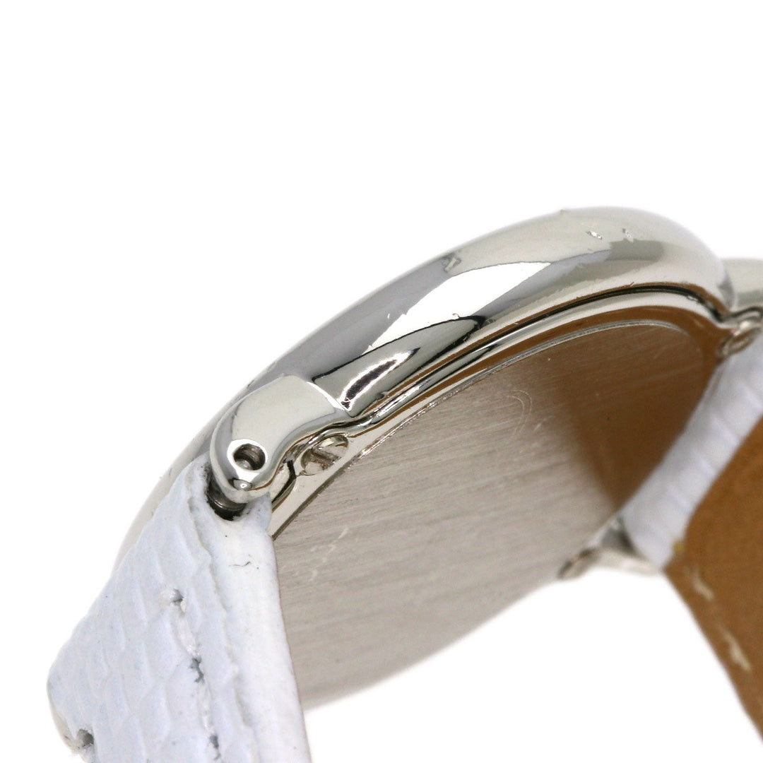 SEIKO Watches Quartz 2F70-0330 PT900, leather Silver Round face Silver dial Women Used Authentic