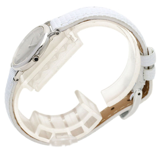 SEIKO Watches Quartz 2F70-0330 PT900, leather Silver Round face Silver dial Women Used Authentic