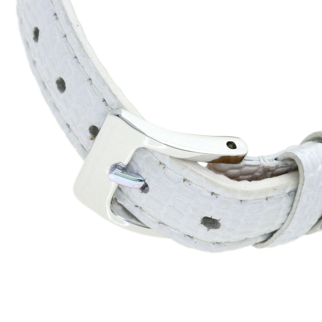 SEIKO Watches Quartz 2F70-0330 PT900, leather Silver Round face Silver dial Women Used Authentic