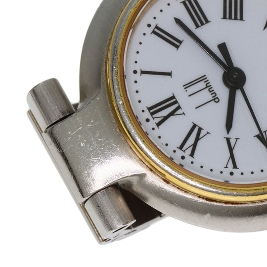 Dunhill Watches Quartz Stainless Steel , SSxGP gold Millennium white dial Women Used Authentic