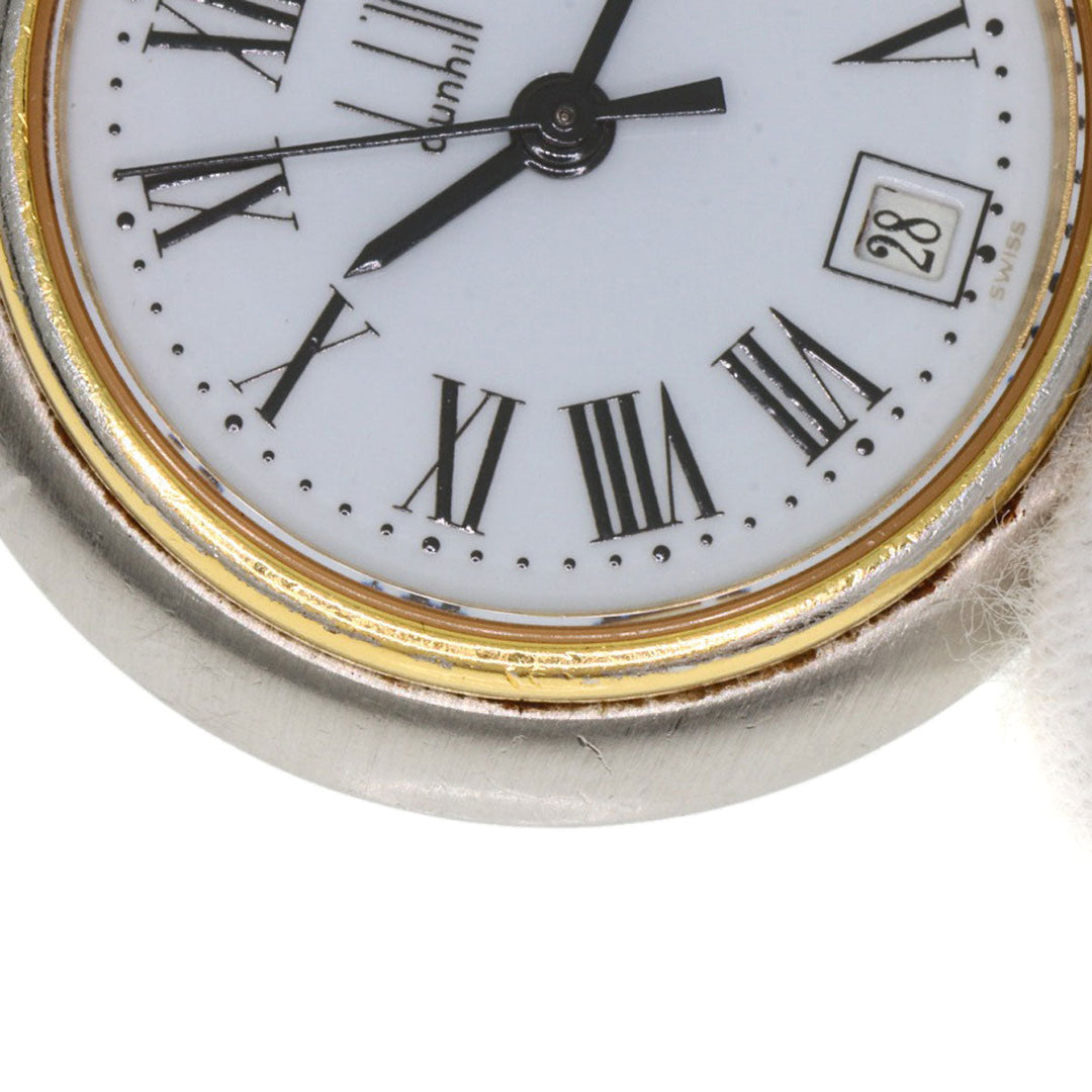 Dunhill Watches Quartz Stainless Steel , SSxGP gold Millennium white dial Women Used Authentic