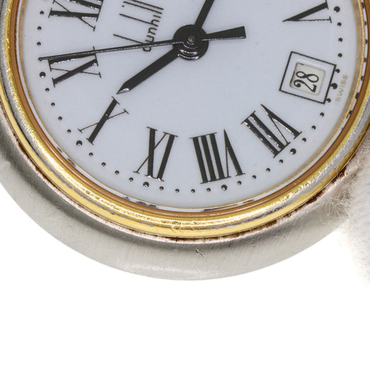 Dunhill Watches Quartz Stainless Steel , SSxGP gold Millennium white dial Women Used Authentic