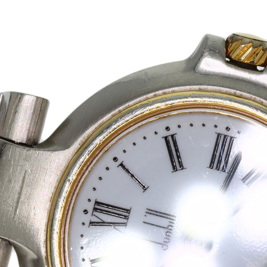 Dunhill Watches Quartz Stainless Steel , SSxGP gold Millennium white dial Women Used Authentic
