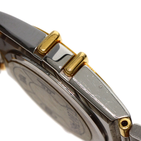 OMEGA Watches Quartz Stainless Steel Silver Constellation flat bezel gold dial