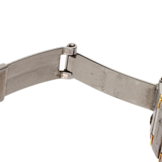 OMEGA Watches Quartz Stainless Steel Silver Constellation flat bezel gold dial