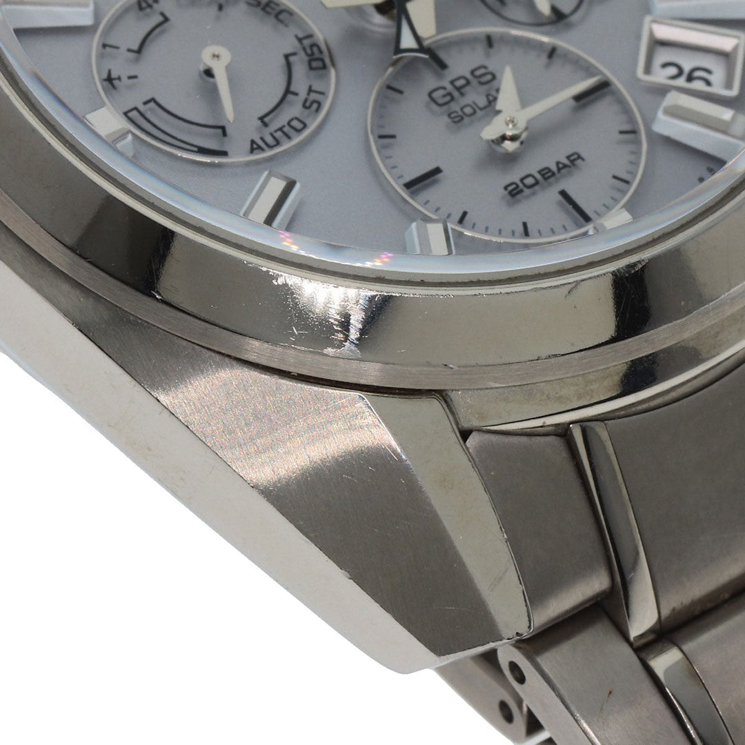 SEIKO Watches Solar Powered SBXC063 Titanium Ceramic , Titanium Ceramic Silver Astron Silver dial mens Used Authentic