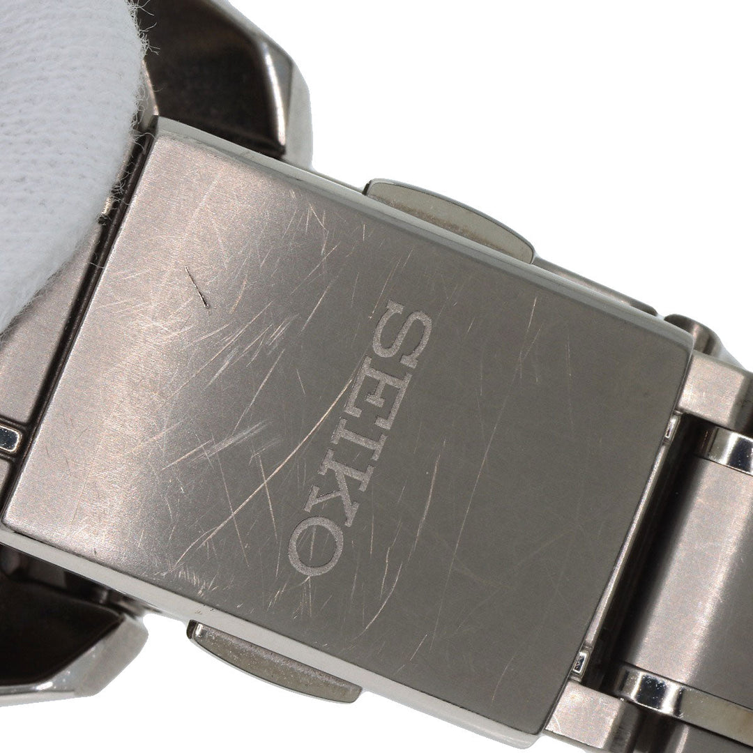 SEIKO Watches Solar Powered SBXC063 Titanium Ceramic , Titanium Ceramic Silver Astron Silver dial mens Used Authentic