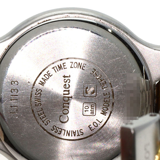 LONGINES Watches Quartz L1.113.3 Stainless Steel Silver Conquest white dial