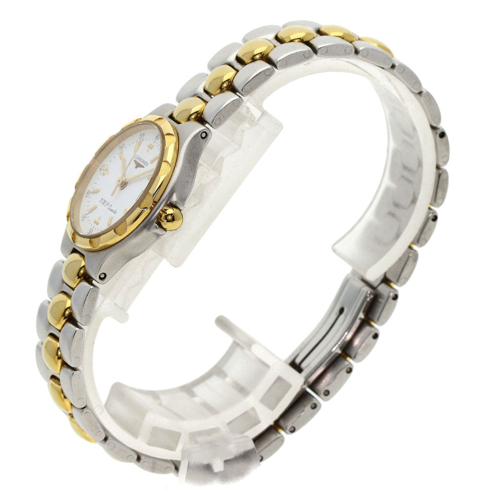 LONGINES Watches Quartz L1.113.3 Stainless Steel Silver Conquest white dial