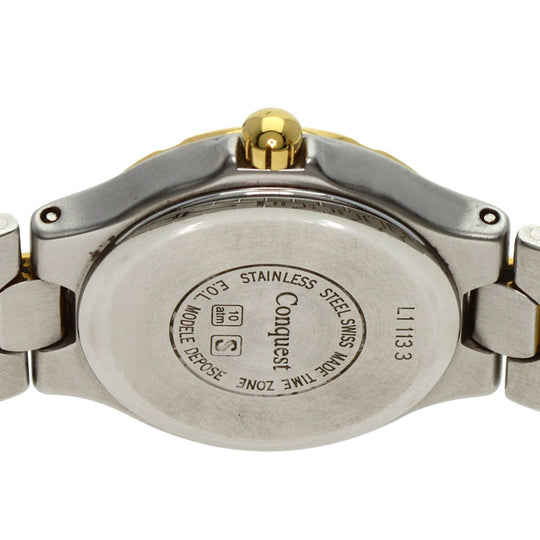LONGINES Watches Quartz L1.113.3 Stainless Steel Silver Conquest white dial