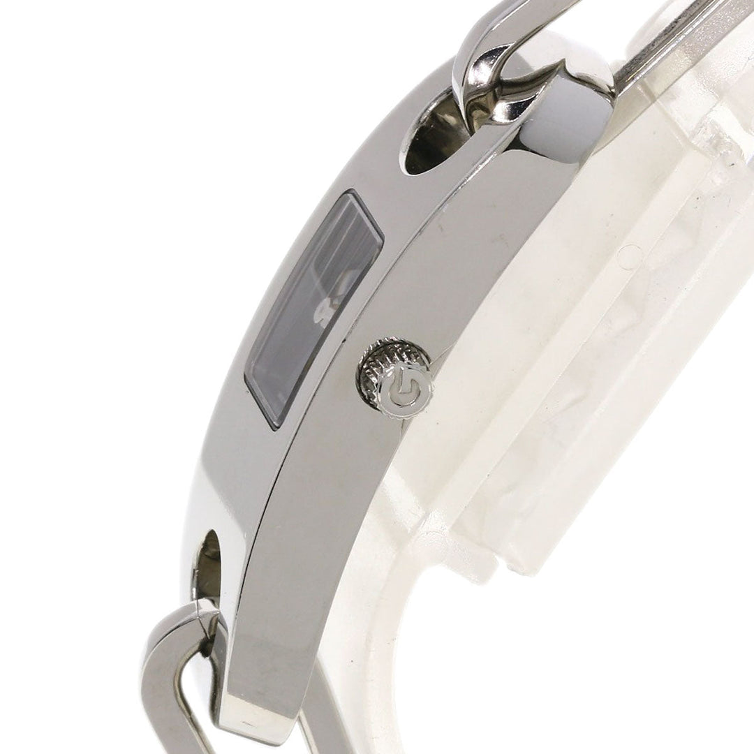 GUCCI Watches Quartz Stainless Steel Silver 6100L black dial