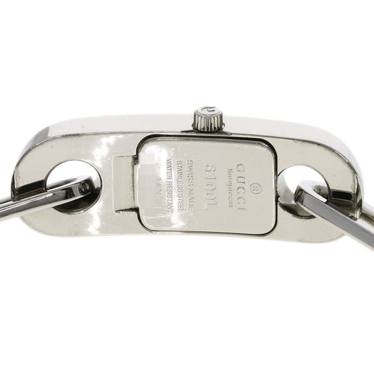 GUCCI Watches Quartz Stainless Steel Silver 6100L black dial