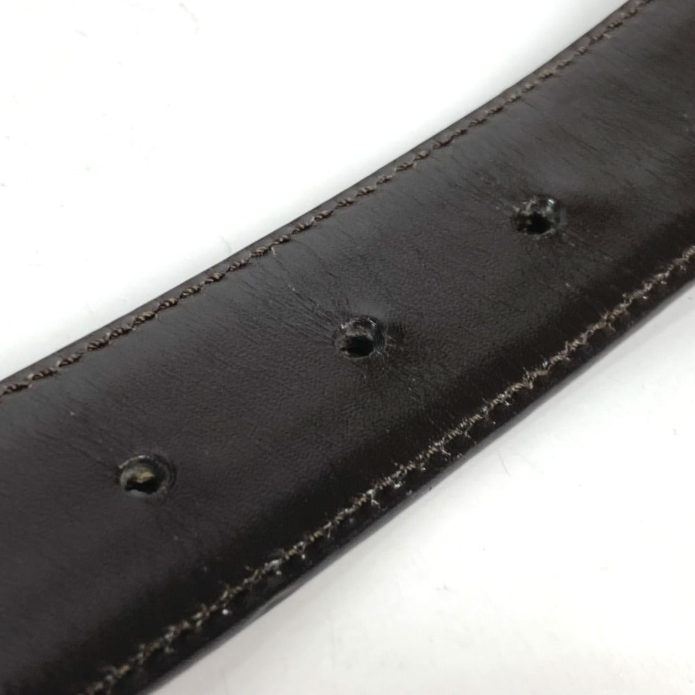 GUCCI belt 114874 GG canvas / leather beige GG 80