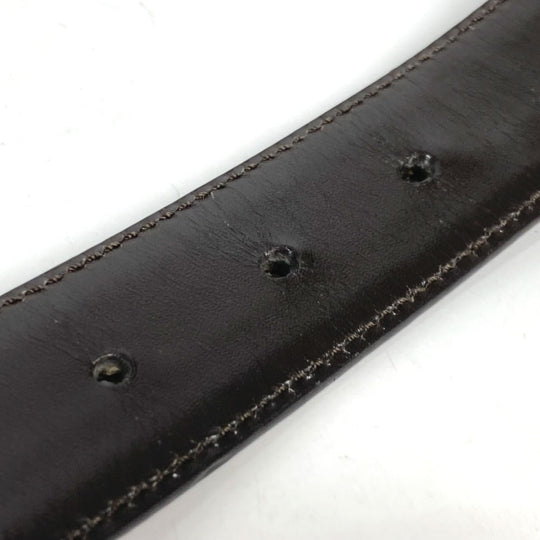 GUCCI belt 114874 GG canvas / leather beige GG 80