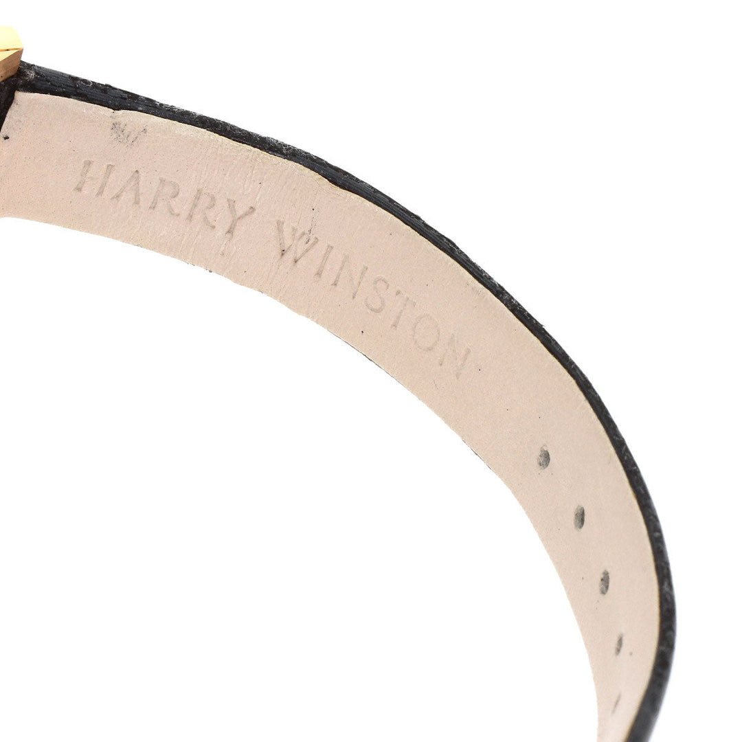 HARRY WINSTON Watches Quartz AVCQHM16 K18PG, Satin, 0.67pt Diamond gold Avenue C Mini White shell dial Women Used Authentic