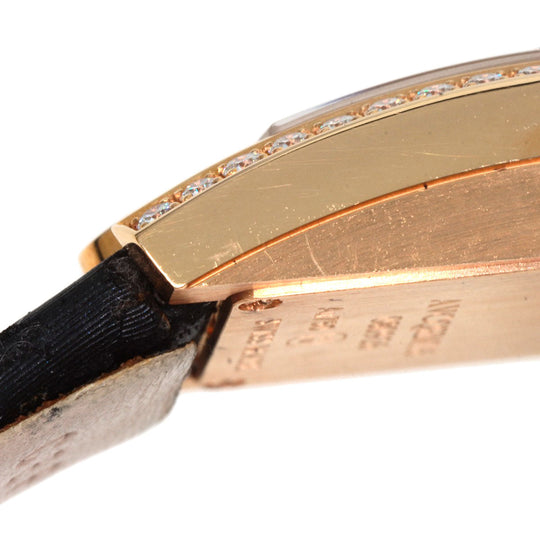 HARRY WINSTON Watches Quartz AVCQHM16 K18PG, Satin, 0.67pt Diamond gold Avenue C Mini White shell dial Women Used Authentic