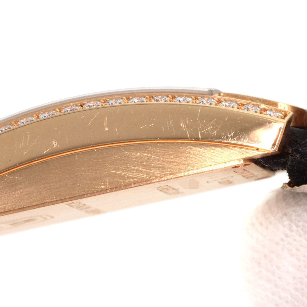 HARRY WINSTON Watches Quartz AVCQHM16 K18PG, Satin, 0.67pt Diamond gold Avenue C Mini White shell dial Women Used Authentic