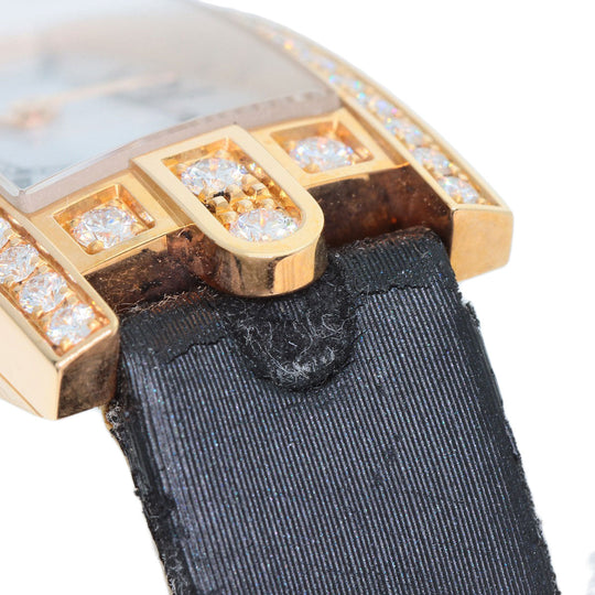 HARRY WINSTON Watches Quartz AVCQHM16 K18PG, Satin, 0.67pt Diamond gold Avenue C Mini White shell dial Women Used Authentic