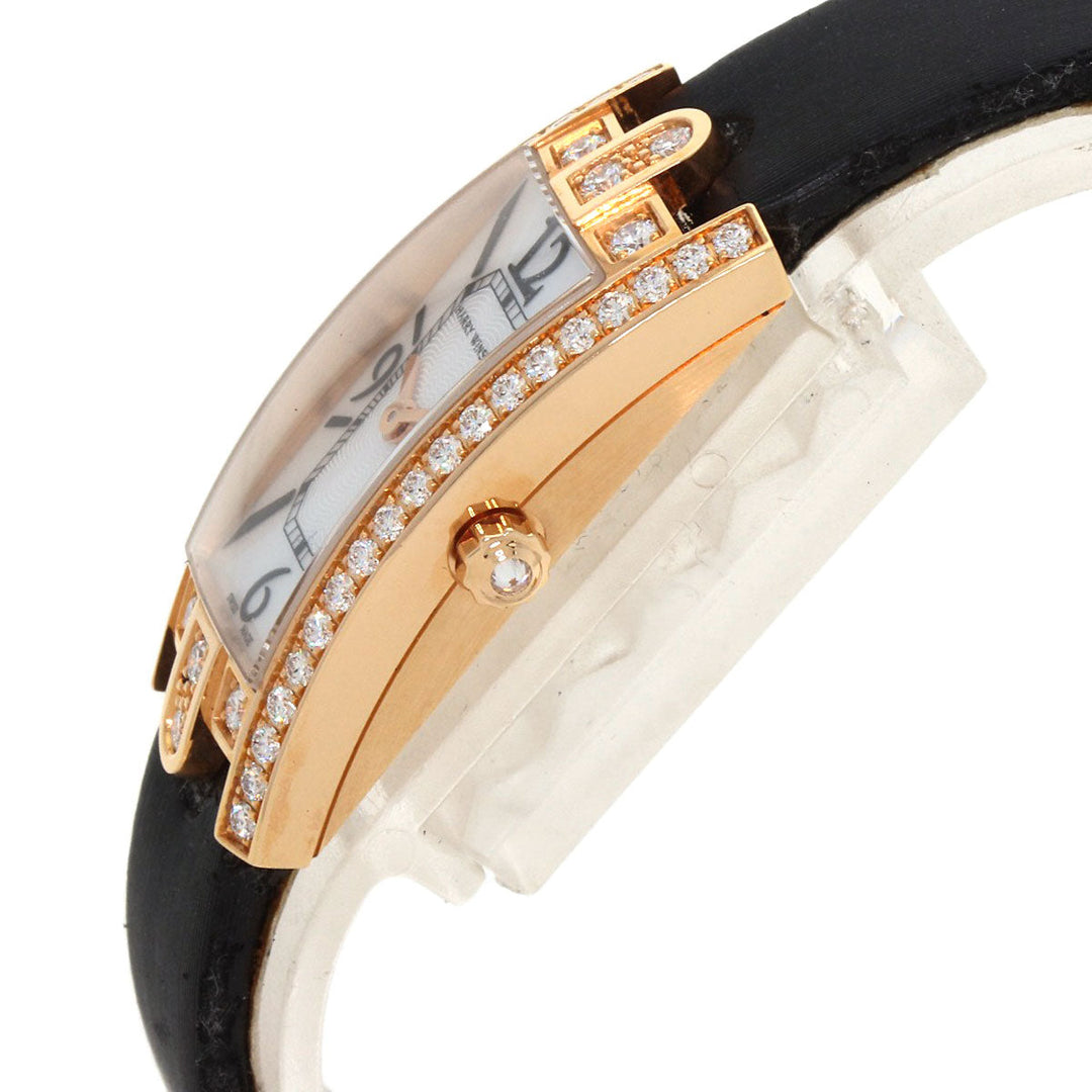 HARRY WINSTON Watches Quartz AVCQHM16 K18PG, Satin, 0.67pt Diamond gold Avenue C Mini White shell dial Women Used Authentic
