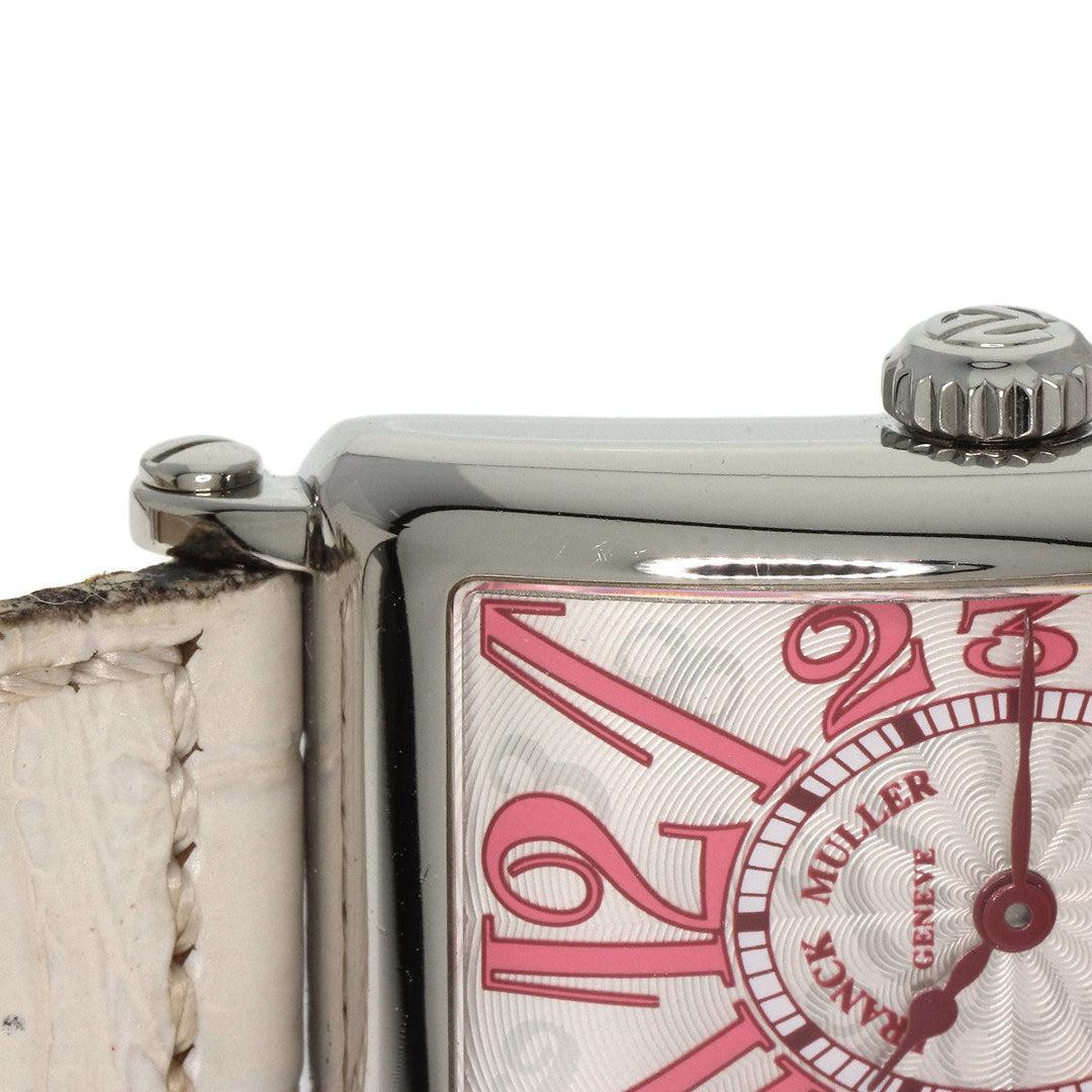 FRANCK MULLER Watches Quartz 902QZJ Stainless Steel, Leather Silver Long Island Japan limited edition 500 pieces Silver dial Women Used Authentic