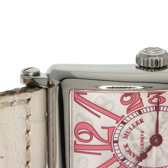FRANCK MULLER Watches Quartz 902QZJ Stainless Steel, Leather Silver Long Island Japan limited edition 500 pieces Silver dial Women Used Authentic