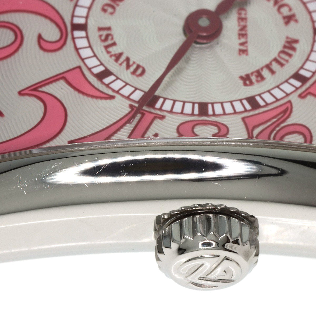 FRANCK MULLER Watches Quartz 902QZJ Stainless Steel, Leather Silver Long Island Japan limited edition 500 pieces Silver dial Women Used Authentic