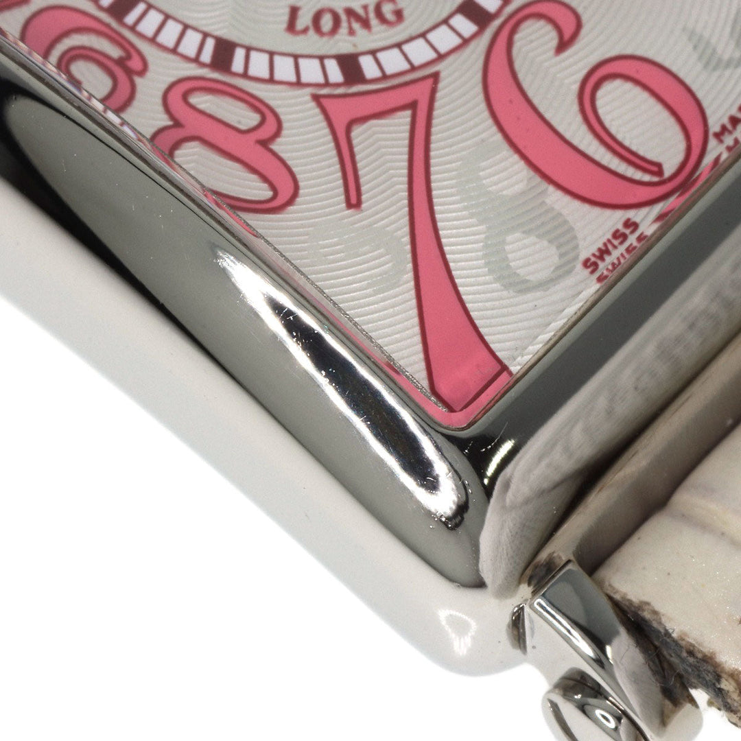 FRANCK MULLER Watches Quartz 902QZJ Stainless Steel, Leather Silver Long Island Japan limited edition 500 pieces Silver dial Women Used Authentic