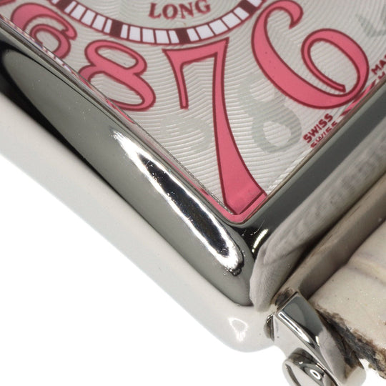 FRANCK MULLER Watches Quartz 902QZJ Stainless Steel, Leather Silver Long Island Japan limited edition 500 pieces Silver dial Women Used Authentic