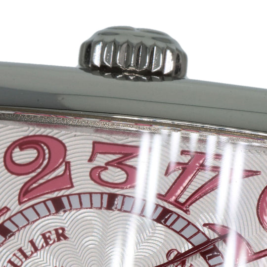 FRANCK MULLER Watches Quartz 902QZJ Stainless Steel, Leather Silver Long Island Japan limited edition 500 pieces Silver dial Women Used Authentic