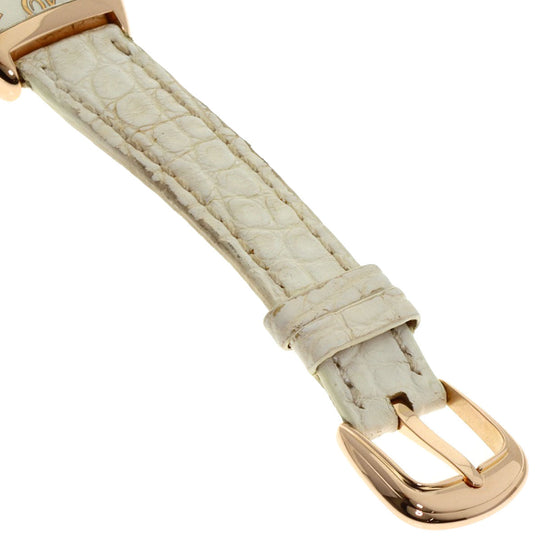 FRANCK MULLER Watches Quartz 1752QZRELCD1R K18PG, leather gold Tono Carvex Releaf Diamond Ivory dial Women Used Authentic