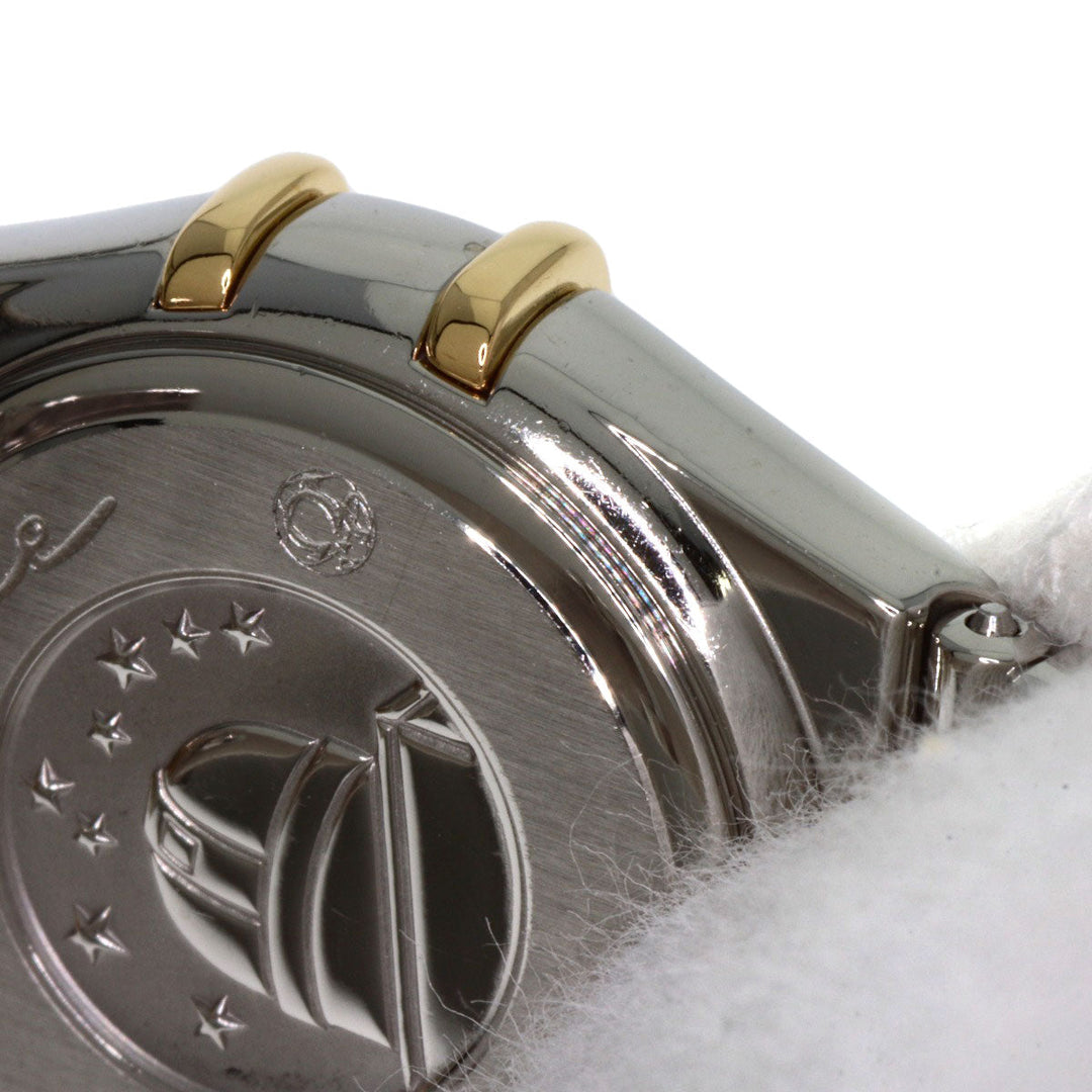 OMEGA Watches Quartz 1376.75 Stainless Steel gold Constellation Mini Bezel Diamond White shell dial