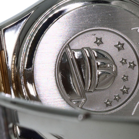 OMEGA Watches Quartz 1376.75 Stainless Steel gold Constellation Mini Bezel Diamond White shell dial