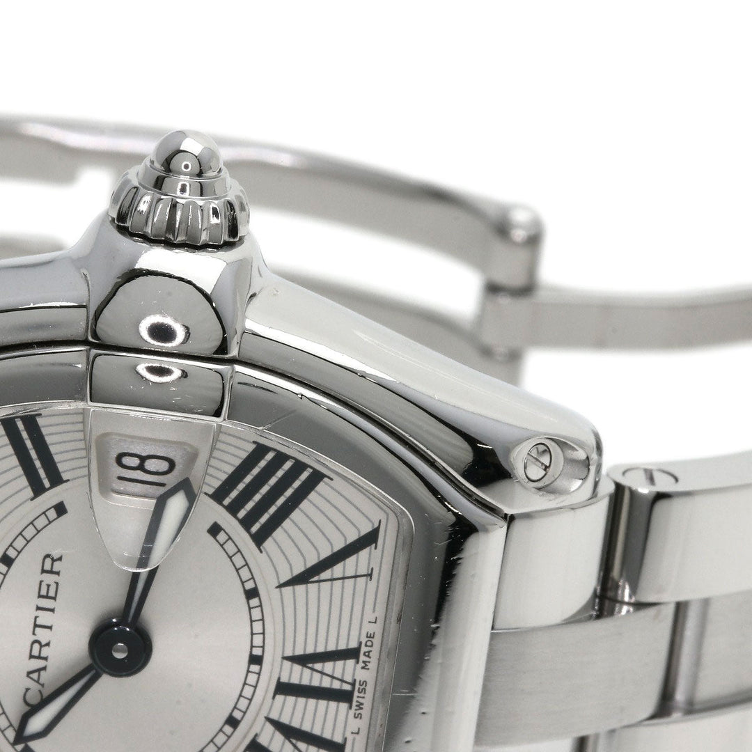 CARTIER Watches Quartz W62016V3 Stainless Steel Silver Roadster SM Silver dial