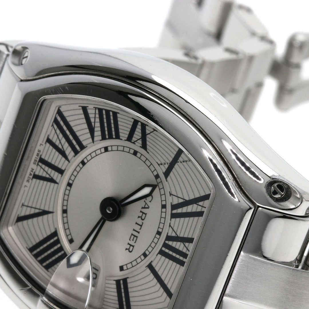 CARTIER Watches Quartz W62016V3 Stainless Steel Silver Roadster SM Silver dial