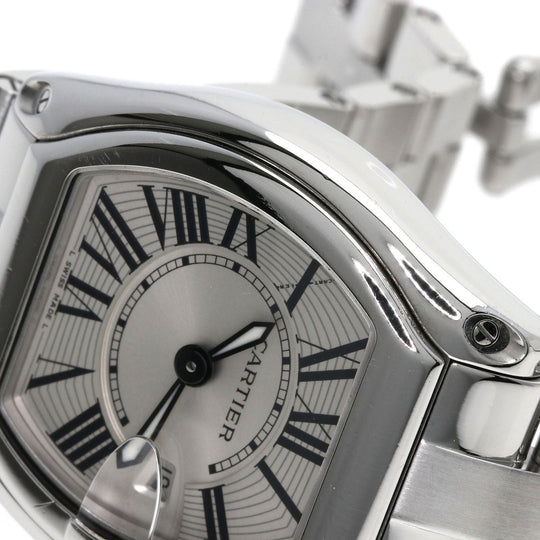 CARTIER Watches Quartz W62016V3 Stainless Steel Silver Roadster SM Silver dial