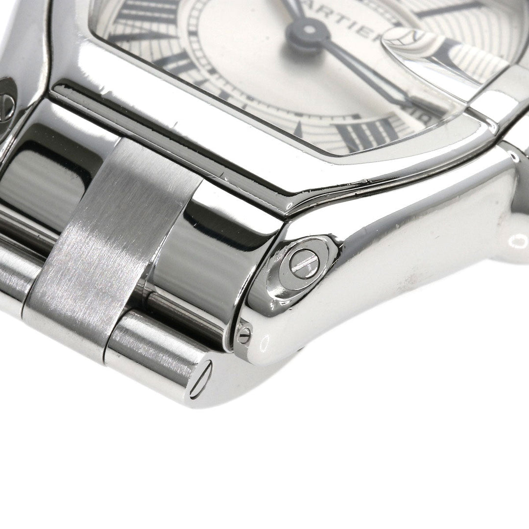 CARTIER Watches Quartz W62016V3 Stainless Steel Silver Roadster SM Silver dial