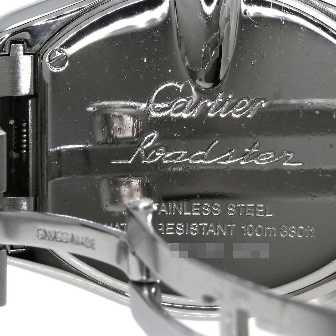 CARTIER Watches Quartz W62016V3 Stainless Steel Silver Roadster SM Silver dial